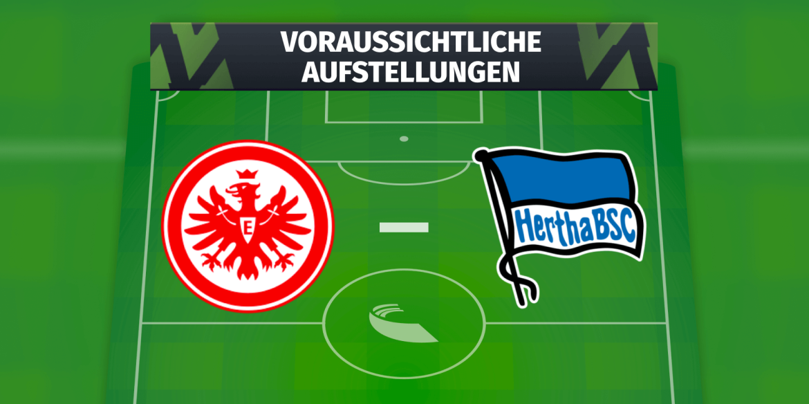 Eintracht Frankfurt – Hertha BSC: Die voraussichtlichen Aufstellungen